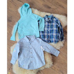 Bundle of 3 Boys 4T Blue Shirts